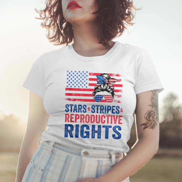 Patriotic 4Th Of July Stars Stripes Reproductive Right V2 Women T-shirt Gifts for Her