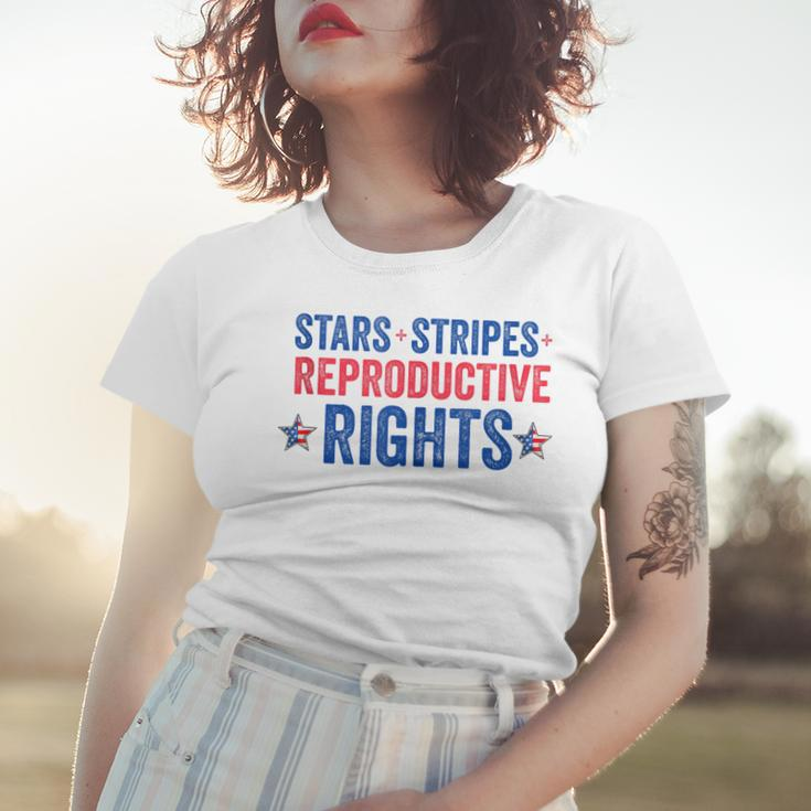 Patriotic 4Th Of July Stars Stripes Reproductive Right V5 Women T-shirt Gifts for Her