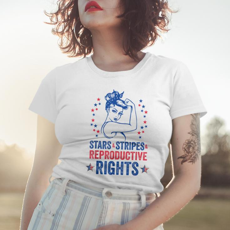 Patriotic 4Th Of July Stars Stripes Reproductive Right Women T-shirt Gifts for Her