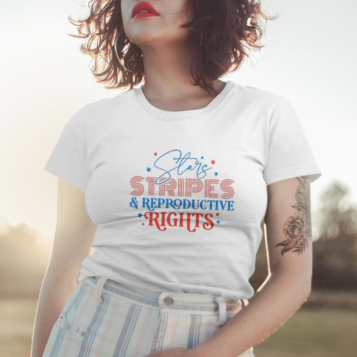 Stars Stripes Reproductive Rights Patriotic 4Th Of July 1973 Protect Roe Pro Choice Women T-shirt Gifts for Her