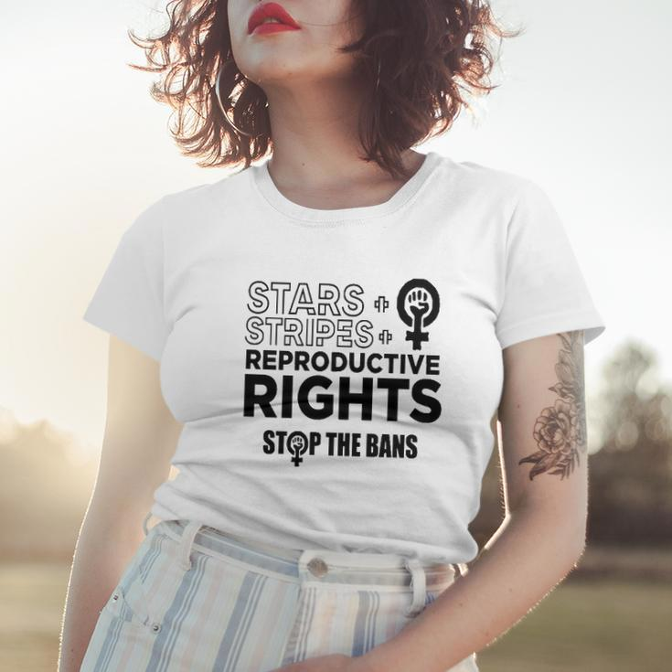 Stars Stripes Reproductive Rights Racerback Feminist Pro Choice My Body My Choice Women T-shirt Gifts for Her