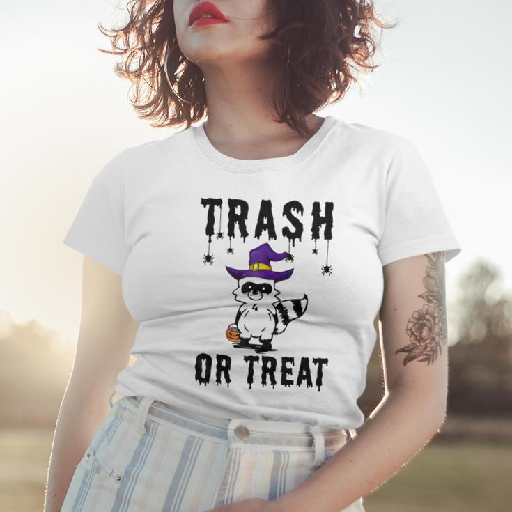 Trash Or Treat Funny Trash Panda Witch Hat Halloween Costume Women T-shirt Gifts for Her