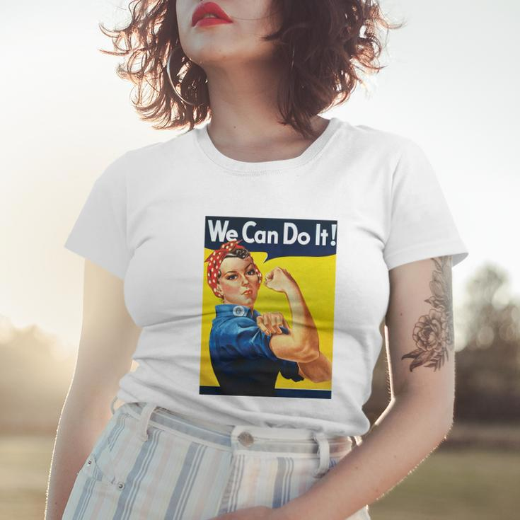We Can Do It Rosie The Riveter Feminist Women T-shirt Gifts for Her
