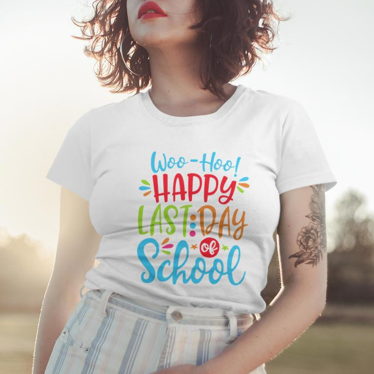 Woo Hoo Happy Last Day Of School V2 Women T-shirt Gifts for Her
