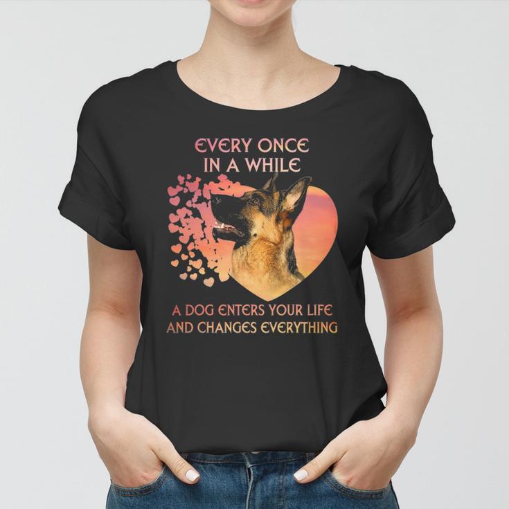 Every Once In A While A Dutch Shepherd Enters You Life Women T-shirt