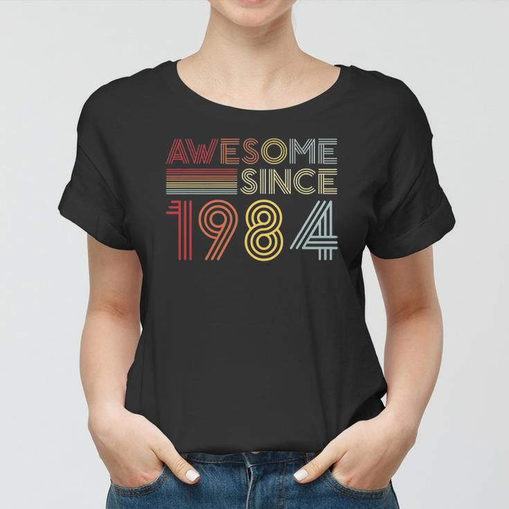 38Th Birthday 1984 Made In 1984 Awesome Since 1984 Birthday Gift Women T-shirt