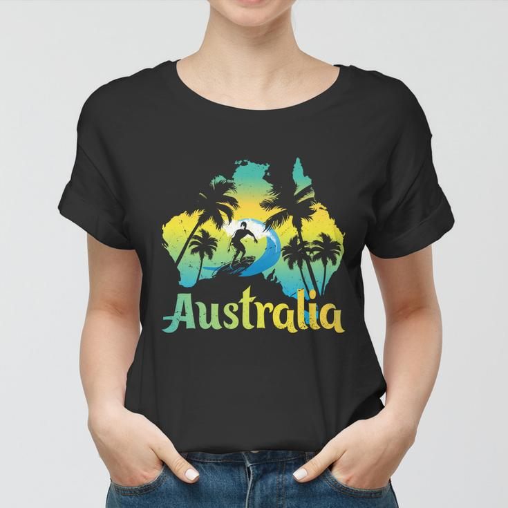 Australia Surfing Summer Vacation Surf Women T-shirt