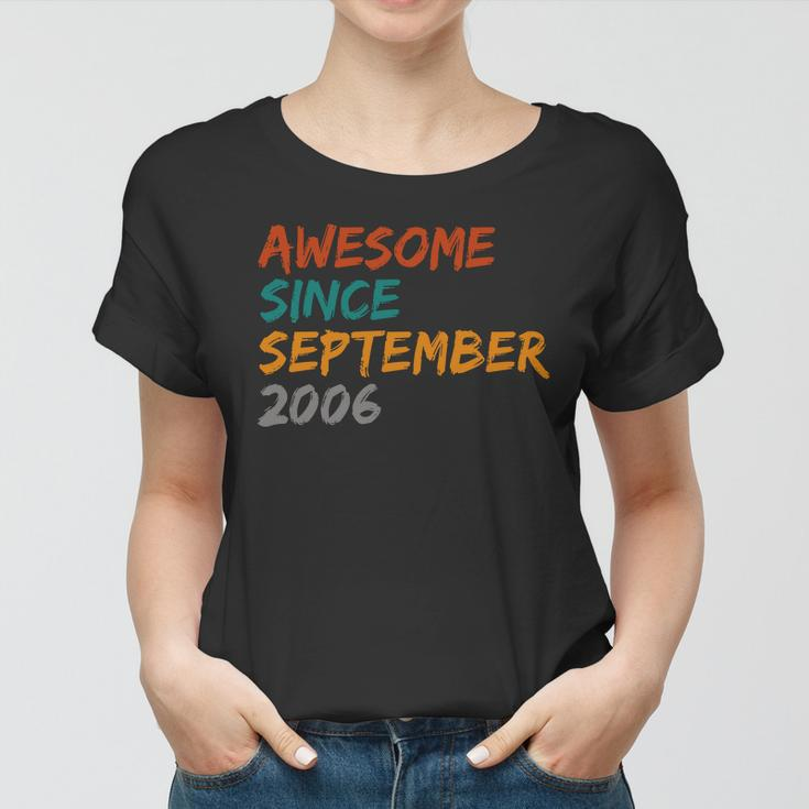 Awesome Since September 2006 Women T-shirt