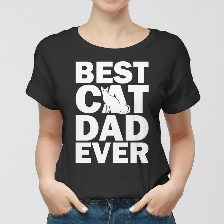 Best Cat Dad Ever Tshirt Women T-shirt