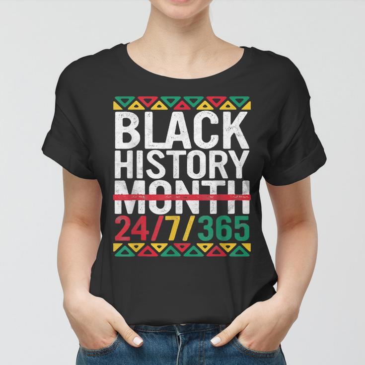 Black History Month 2022 Black History 247365 Melanin Women T-shirt