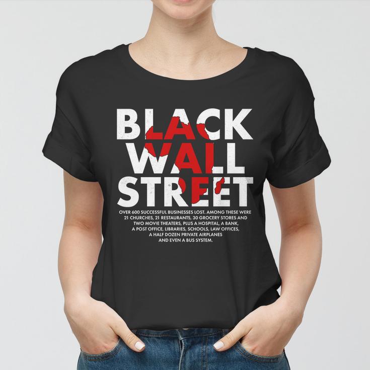 Black Wall Street Black History Month Tshirt V2 Women T-shirt