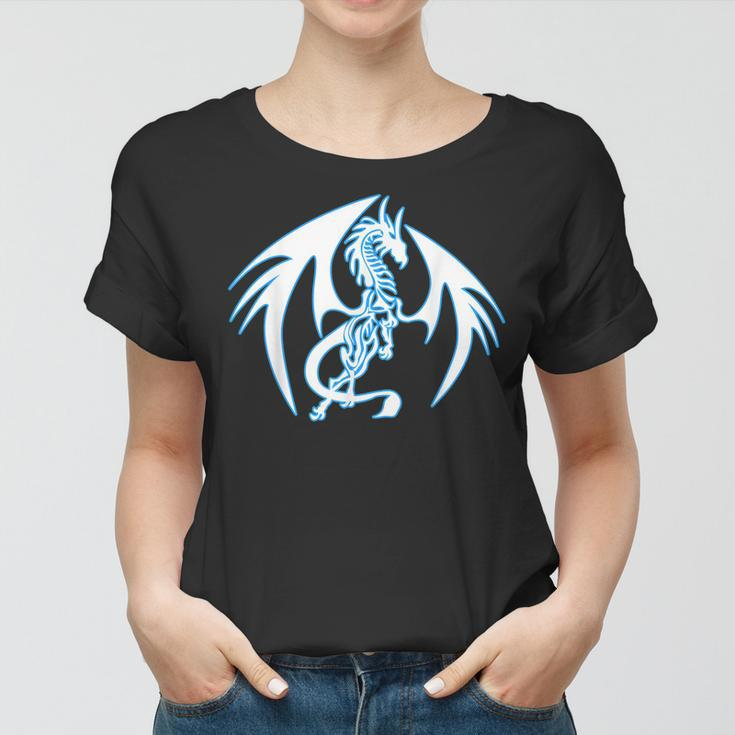 Blue Ice Dragon Kids Halloween Team Undead Women T-shirt