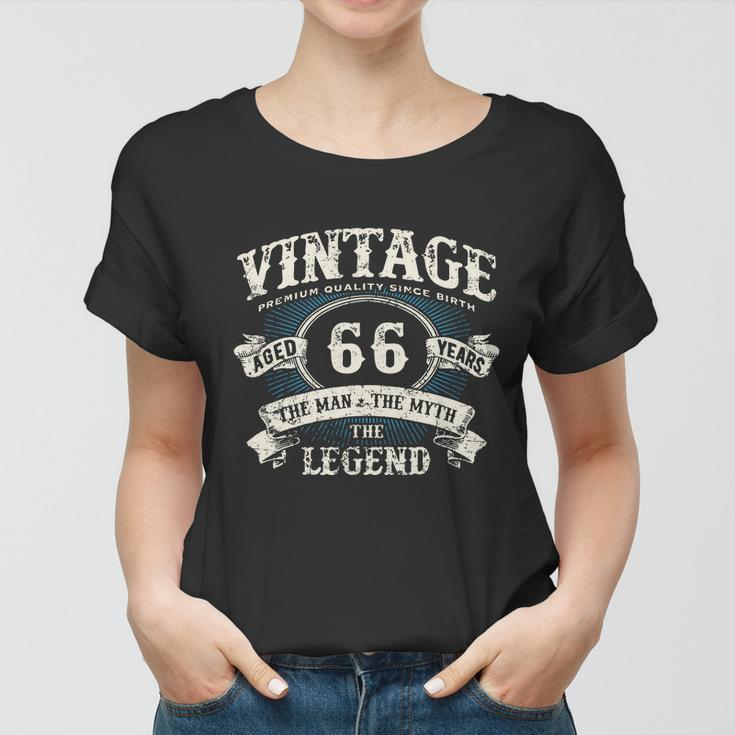 Born In 1956 Vintage Classic Dude 66Th Years Old Birthday Graphic Design Printed Casual Daily Basic Women T-shirt