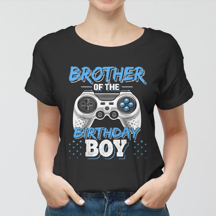 Brother Of The Birthday Boy Matching Video Gamer Party Women T-shirt