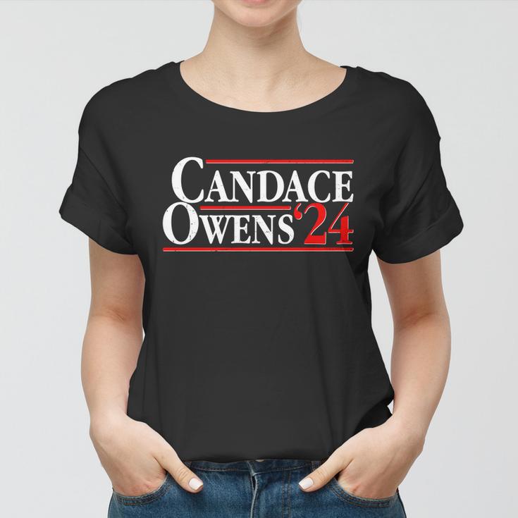 Candace Owens For President 24 Election Women T-shirt