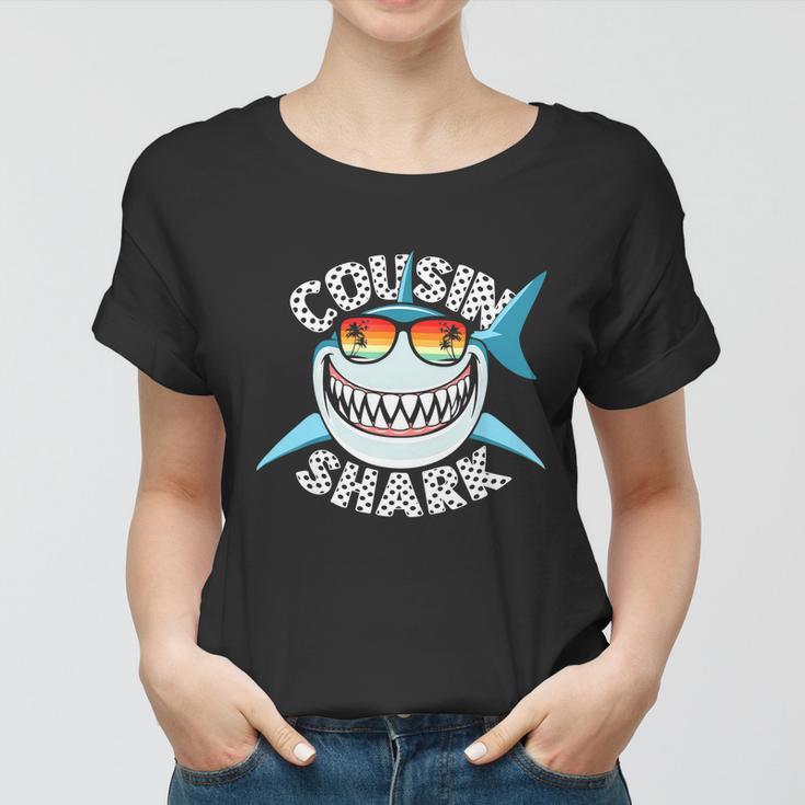 Cousin Shark Sea Animal Underwater Shark Lover Women T-shirt