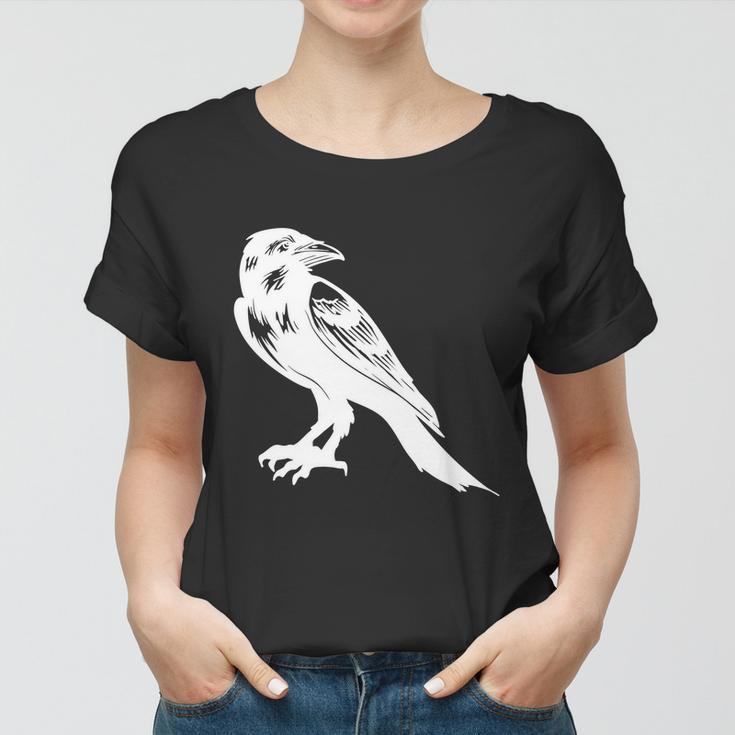 Crow Funny Halloween Quote Women T-shirt