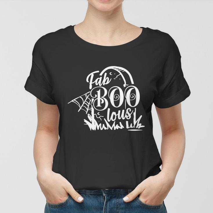 Fab Boo Lous Funny Halloween Quote Women T-shirt
