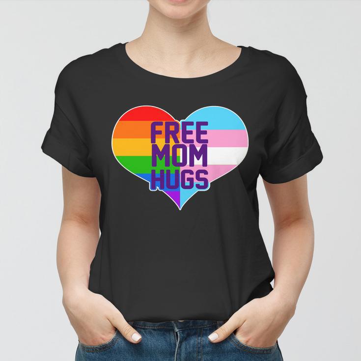 Free Mom Hugs Lgbt Support Tshirt Women T-shirt