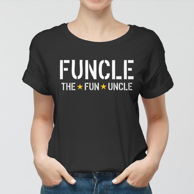 Funcle The Fun Uncle Army Stars Tshirt Women T-shirt