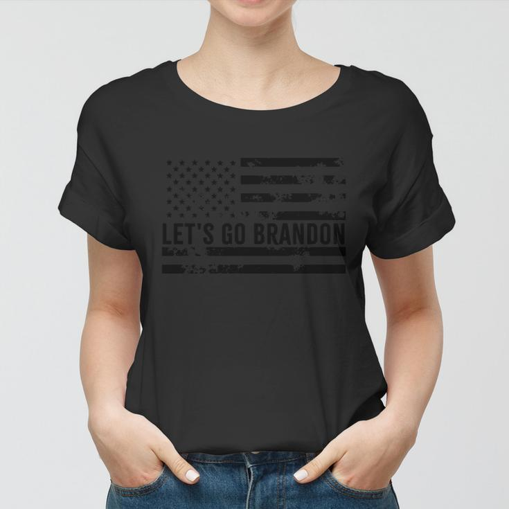 Funny Anti Biden Brandon Chant Brandon Brandon Biden Lets Go Brandon Biden Women T-shirt