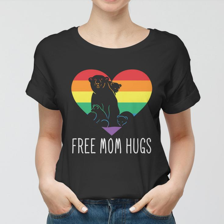 Funny Lgbt Free Mom Hugs Pride Month Women T-shirt