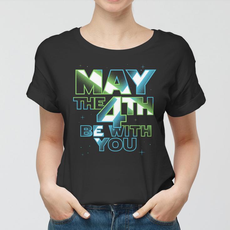 Funny May The 4Th Be With You Tshirt Women T-shirt