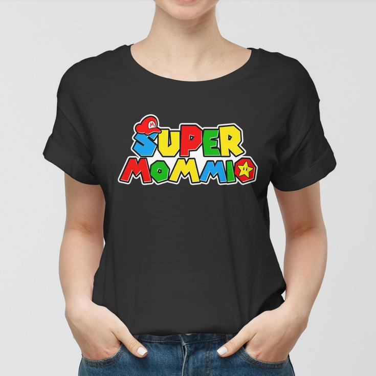 Funny Super Mommio Mothers Day Gamer Women T-shirt