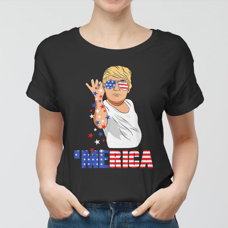 Funny Trump Salt Merica Freedom 4Th Of July Tshirt Gifts Women T-shirt