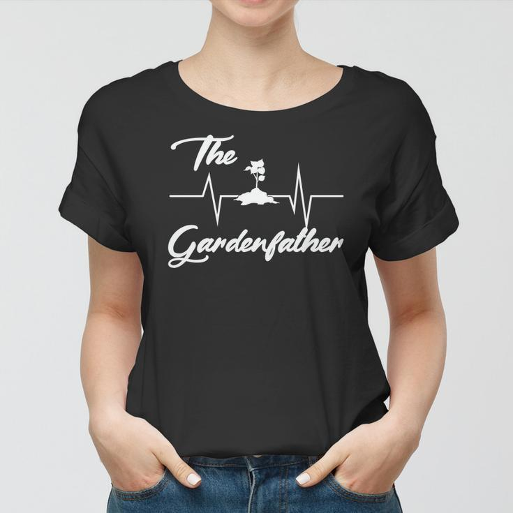 Gardening The Gardenfather Heart Beat With Tree Women T-shirt