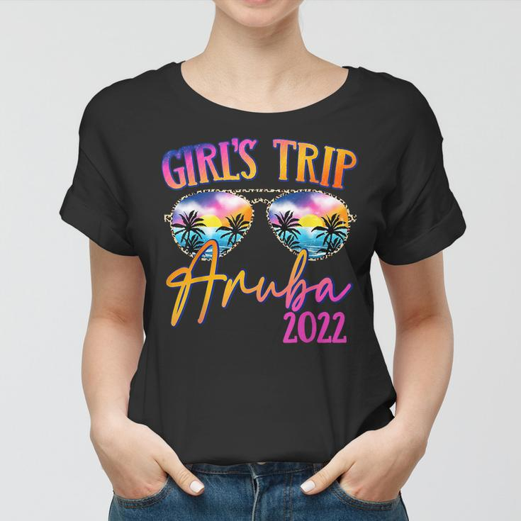 Girls Trip Aruba 2022 Sunglasses Summer Matching Group V2 Women T-shirt