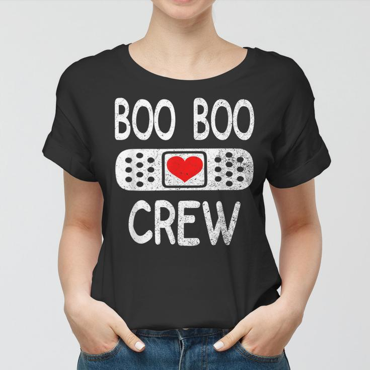 Halloween Costume For Women Boo Boo Crew Nurse Women T-shirt