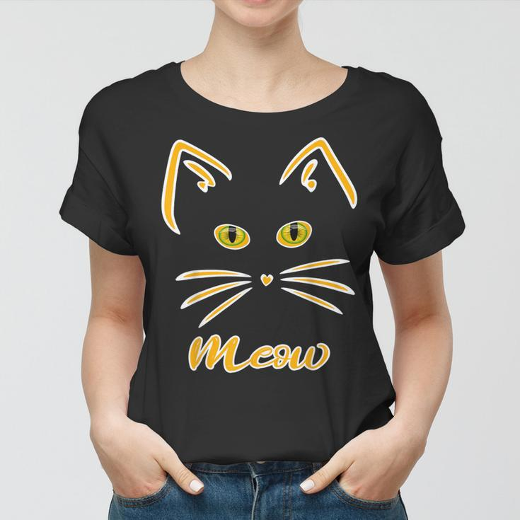Halloween Kitty Cat V2 Women T-shirt