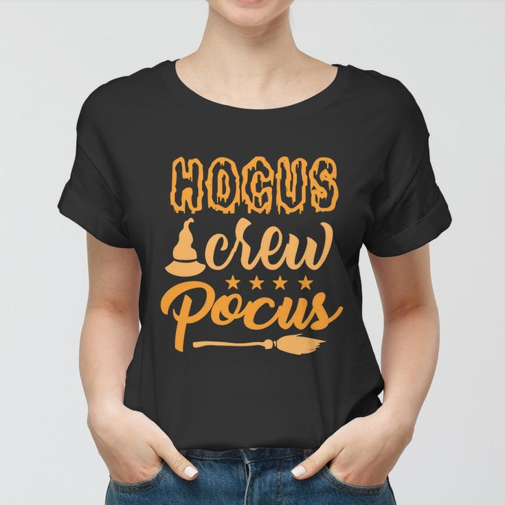 Hocus Crew Pocus Halloween Quote Women T-shirt