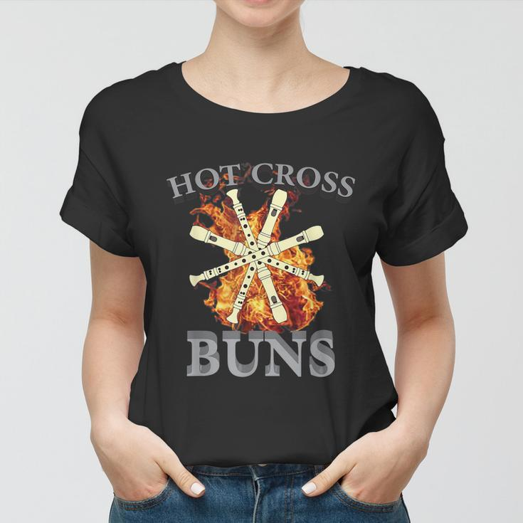 Hot Cross Buns Funny Trendy Hot Cross Buns Graphic Design Printed Casual Daily Basic Women T-shirt