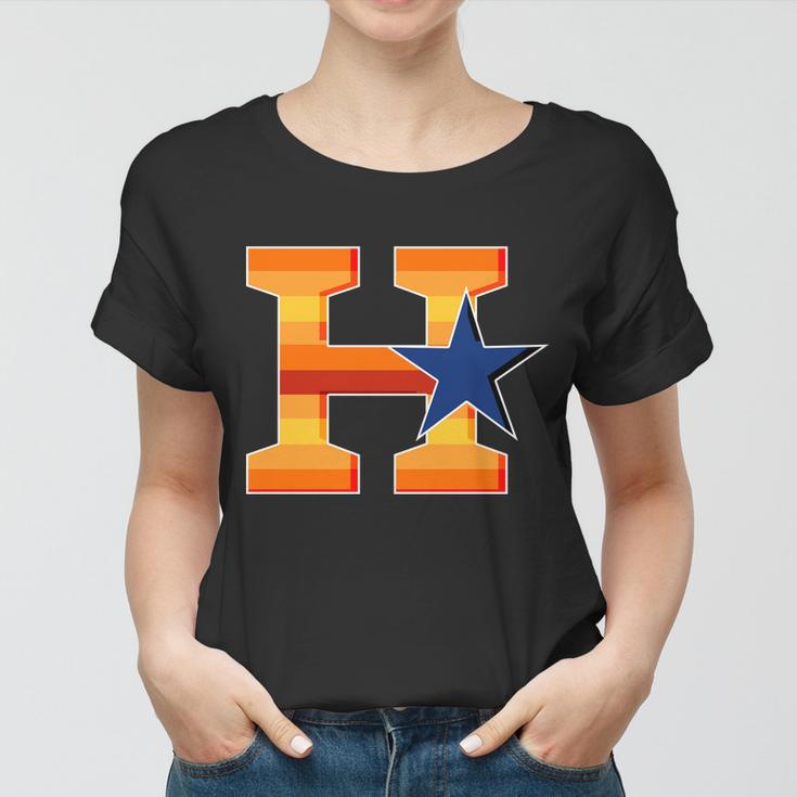 Houston Baseball H Star Logo Women T-shirt