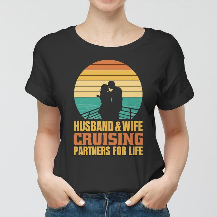 Husband And Wife Cruising Partners For Life Women T-shirt