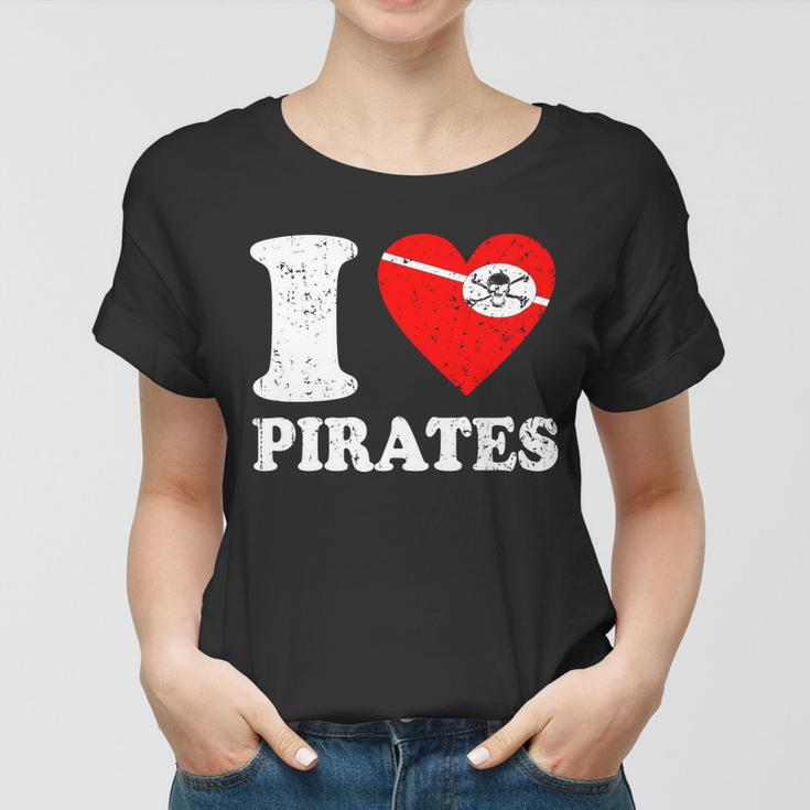 I Heart Pirates Tshirt Women T-shirt