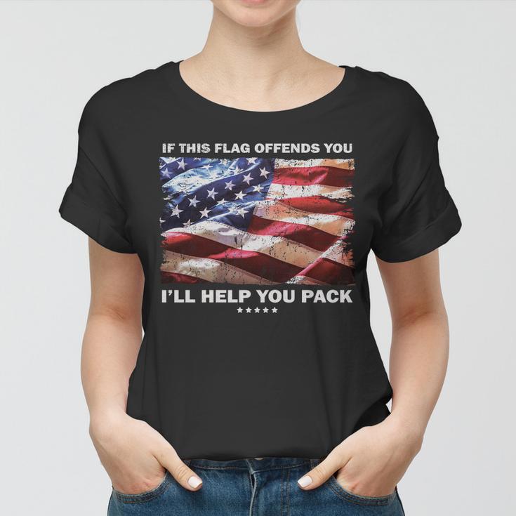 If This Flag Offends You Ill Help You Pack Tshirt Women T-shirt