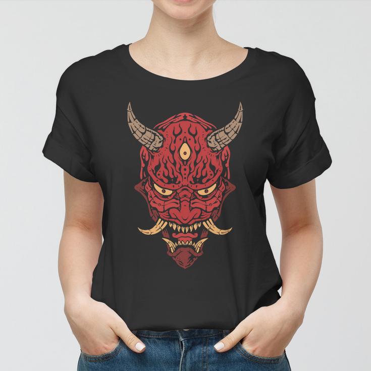 Japanese Hannya Ghost Women T-shirt