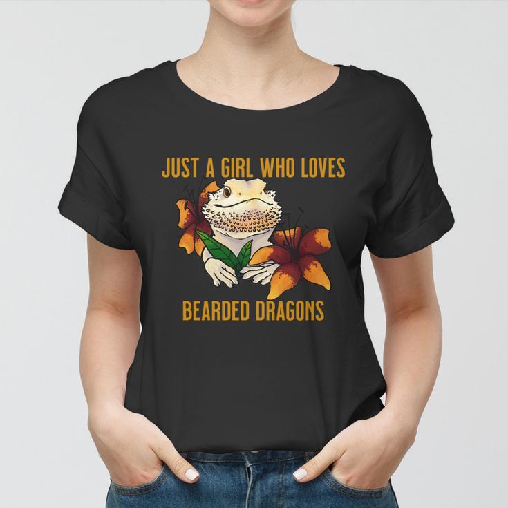 Just A Girl Who Loves Bearded Dragons Women T-shirt