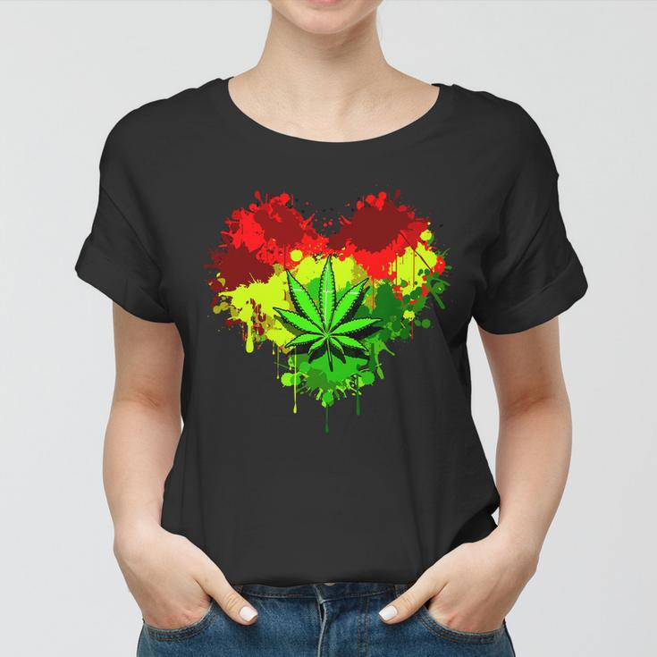 Love Weed Medical Marijuana Tshirt Women T-shirt