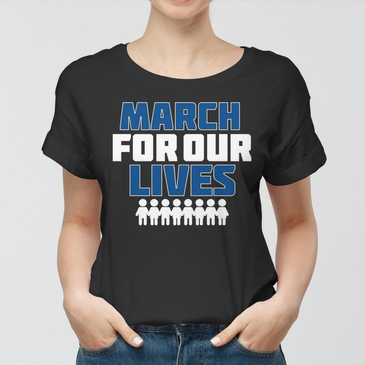 March For Our Lives Gun Control Women T-shirt