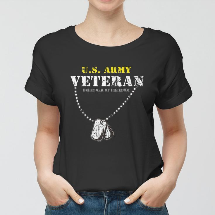 Memorial Day US Army Veteran Defender Of Freedom Tshirt Women T-shirt