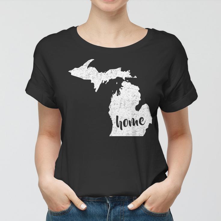 Michigan Home State Tshirt Women T-shirt