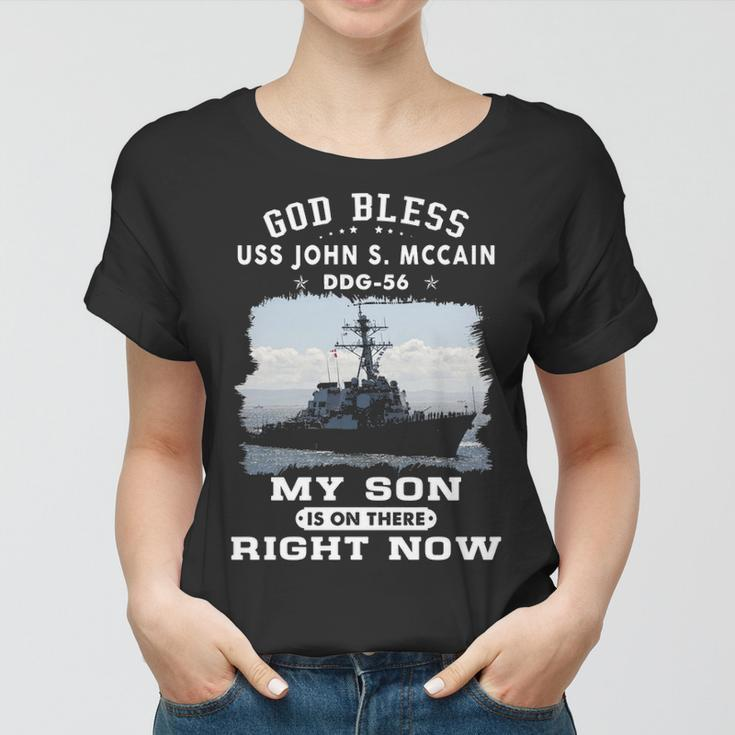 My Son Is On Uss John S Mccain Ddg Women T-shirt