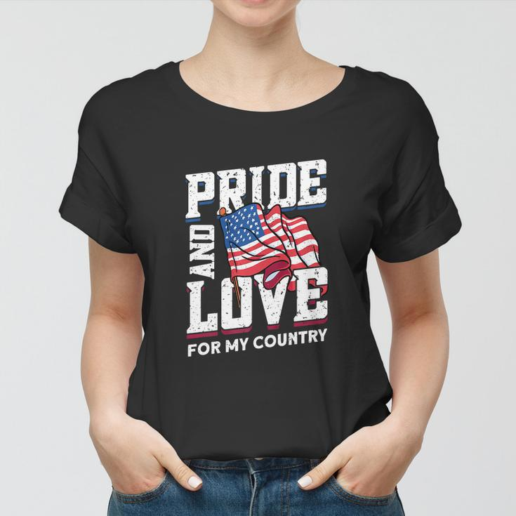 Patriotic American Flag 4Th Of July V2 Women T-shirt