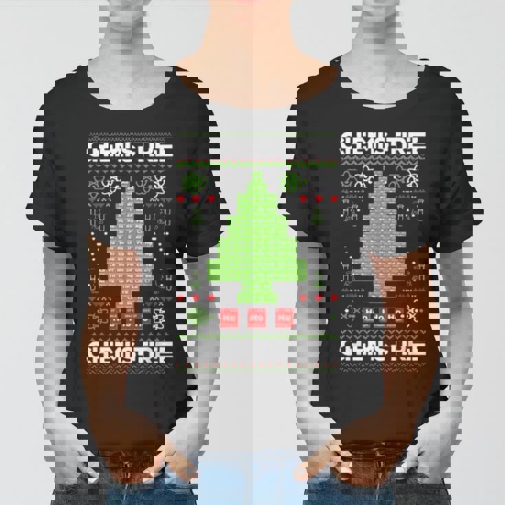 Periodic Table Tree Oh Chemistree Fun Chemistry Teacher Xmas V2 Women T-shirt Periodic Table Tree Oh Chemistree Fun Chemistry Teacher Xmas V2 Women T-shirt