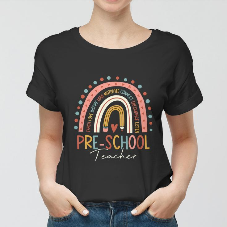 Pre School Teacher Back To School Funny Teacher Women T-shirt