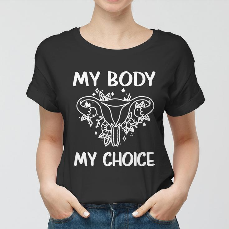 Pro Choice Reproductive Rights Uterus Gift Women T-shirt